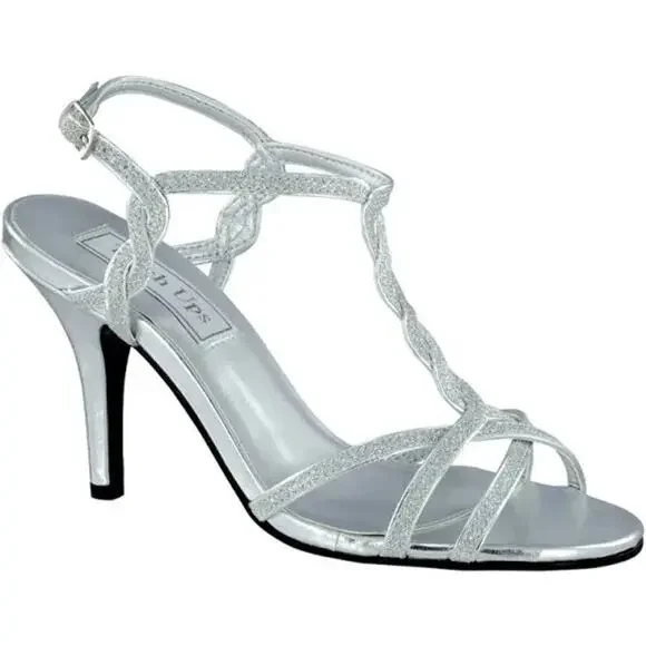 Touch Ups Shoes Touch Ups Fran Dress Heel Sandal Silver